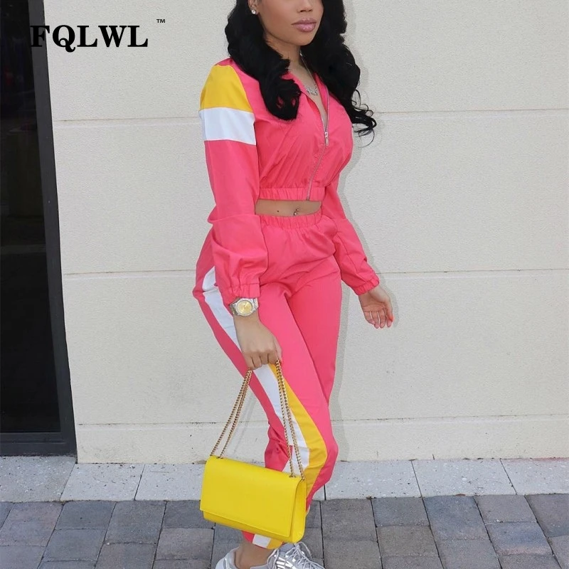 FQLWL Streetwear 2 Piece Set Women Tracksuit Female Zipper Long Sleeve Crop Tops and Pants Women Two Piece Outfits Matching Sets
FQLWL Streetwear 2 Piece Set Women Tracksuit Female Zipper Long Sleeve Crop Tops and Pants Women Two Piece Outfits Matching Sets