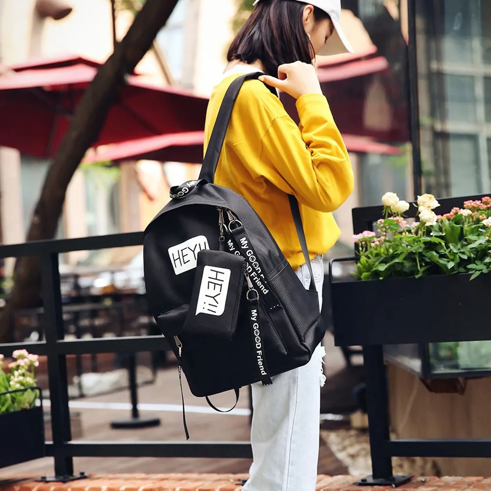 Women Bag Unisex 2019 Fashion Nylon Black Backpack Men Large Capacity Travel Backpack Girls mochilas mujer bolsas feminina
Women Bag Unisex 2019 Fashion Nylon Black Backpack Men Large Capacity Travel Backpack Girls mochilas mujer bolsas feminina