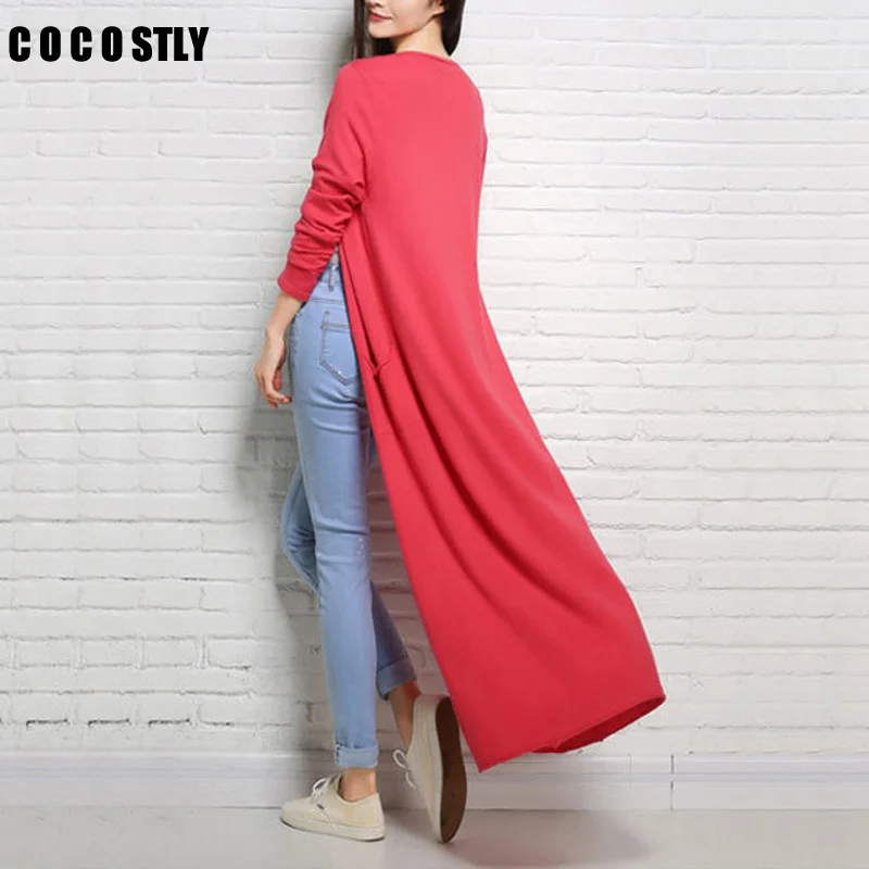 Autumn Winter Womens Cardigan Cashmere Sweater Full Sleeve Solid Color Hem Split Collect Waist Long Style Slim Long Cardigans
Autumn Winter Womens Cardigan Cashmere Sweater Full Sleeve Solid Color Hem Split Collect Waist Long Style Slim Long Cardigans