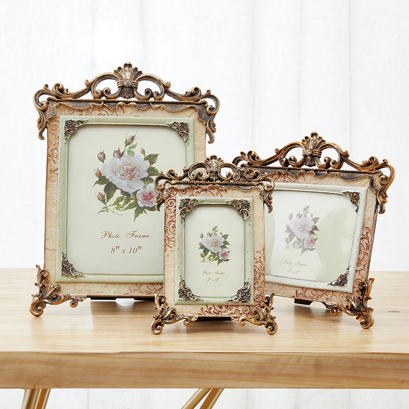 5/6/7/8/10 Inch Europe Style Photo Frames Painting Carved Resin Frames For Tabletop Ornaments Retro Workmanship Picture Frames
5/6/7/8/10 Inch Europe Style Photo Frames Painting Carved Resin Frames For Tabletop Ornaments Retro Workmanship Picture Frames