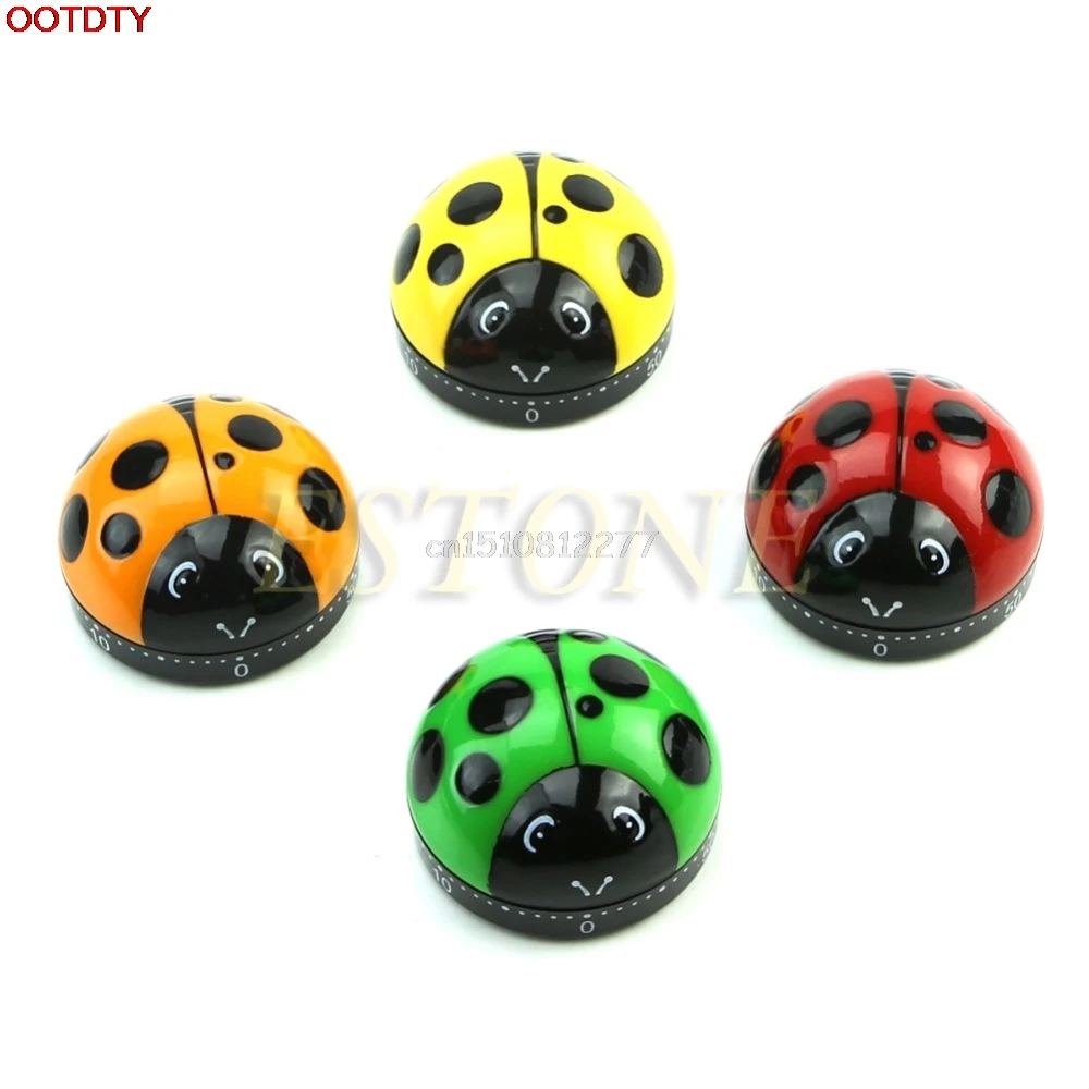 Cute 60 Minute Ladybug Timer Easy Operate Kitchen Useful Cooking Timer Ladybird Shape #H0VH#
Cute 60 Minute Ladybug Timer Easy Operate Kitchen Useful Cooking Timer Ladybird Shape #H0VH#