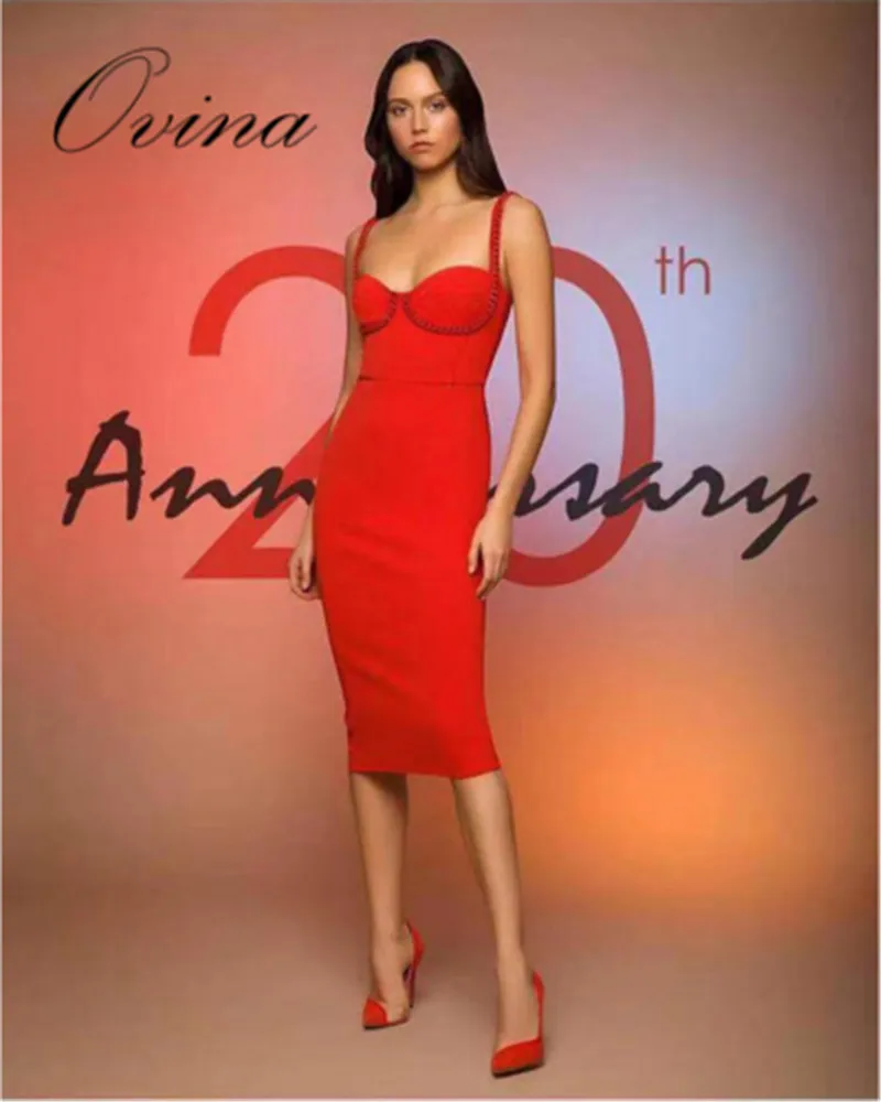 Black Red Sexy Celebrity Spaghetti Strap Sleeveless Over Knee Women Bandage Dress Evening Party Dress
Black Red Sexy Celebrity Spaghetti Strap Sleeveless Over Knee Women Bandage Dress Evening Party Dress