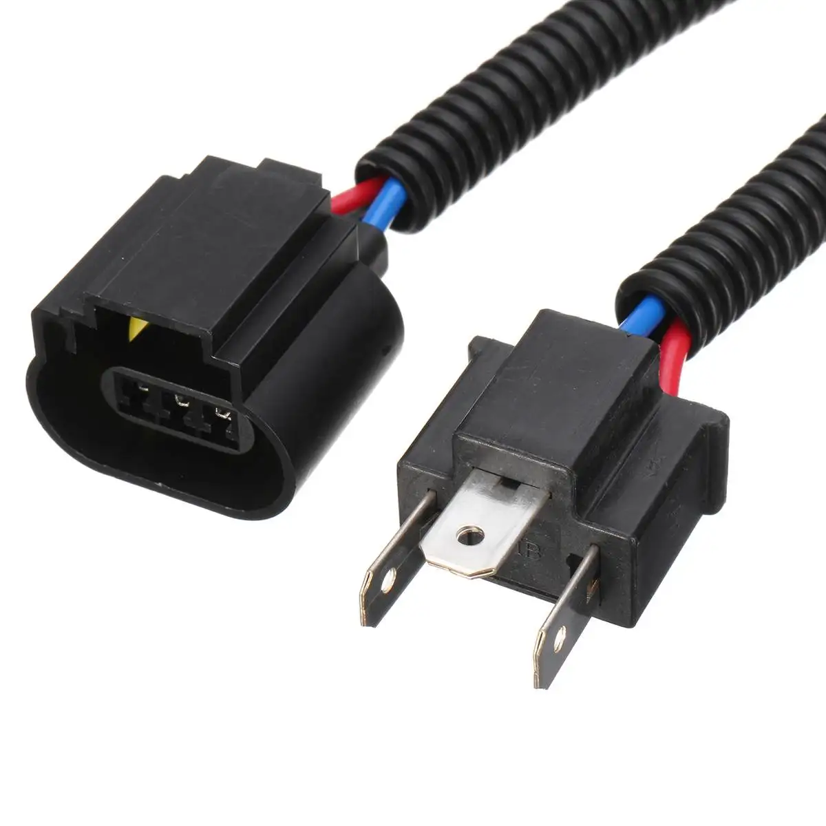 Headlight Conversion Cable V-Spec H13 to H4 Adapter PAIR