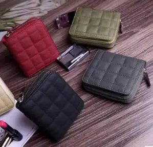 Корейская версия мини-кошелек леди короткая заметка молнии милое портмоне