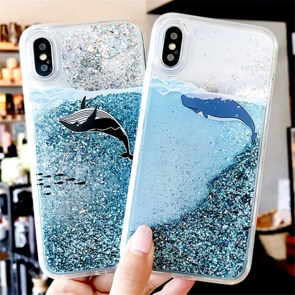Cartoon Dolphin Quicksand Phone Case For iPhone X XR XS 8 7 6 6s Plus Dynamic Glitter Sequins Back Cover Cases For iPhone 8 Plus
Cartoon Dolphin Quicksand Phone Case For iPhone X XR XS 8 7 6 6s Plus Dynamic Glitter Sequins Back Cover Cases For iPhone 8 Plus