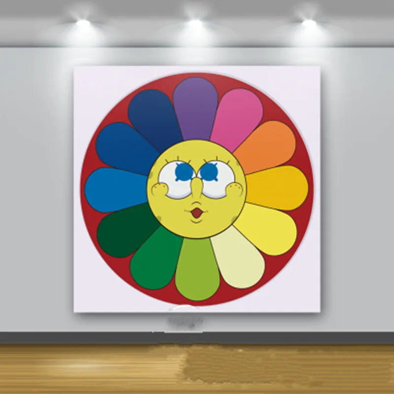 Takashi Murakami Sunflower Unframed Wall Paintings Heronsbill Wall Decor Bedroom Home Child Living Room Morden Decor M737
Takashi Murakami Sunflower Unframed Wall Paintings Heronsbill Wall Decor Bedroom Home Child Living Room Morden Decor M737