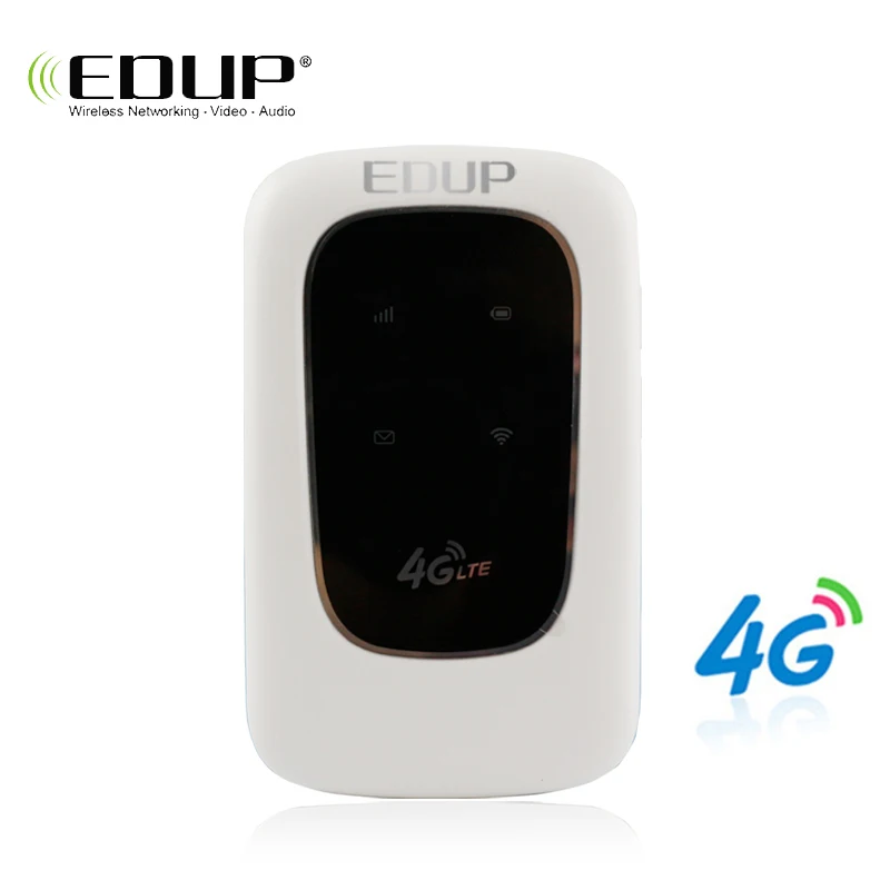 

EDUP 4G LTE Router Mobile WiFi Hotspot 4G 150Mbps Modem Portable Router 3G 4G Wi-Fi Router With Sim Slot Car Broadband
