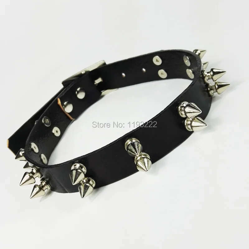Handmade Girl Punk Goth Gothic Fetish Leather Collar Double Spikes Studs Choker Necklace
Handmade Girl Punk Goth Gothic Fetish Leather Collar Double Spikes Studs Choker Necklace