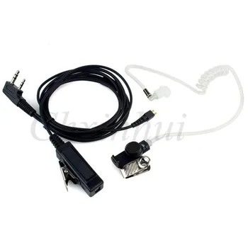 2 PIN Covert Acoustic Tube Earpiece MIC for KENWOOD Baofeng UV-5R two way radio walkie talkie
2 PIN Covert Acoustic Tube Earpiece MIC for KENWOOD Baofeng UV-5R two way radio walkie talkie