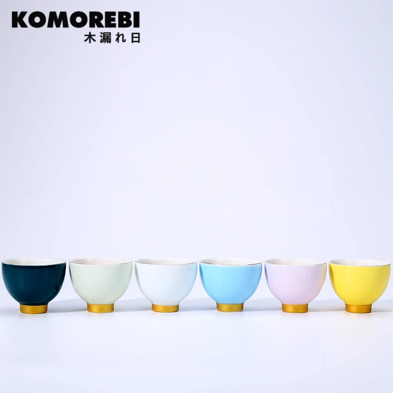 KOMOREBI HANDMADE Ceramic tea cup Dehua porcelain 60ml COLORFULL cup Kungfu teacup Free Shipping
KOMOREBI HANDMADE Ceramic tea cup Dehua porcelain 60ml COLORFULL cup Kungfu teacup Free Shipping