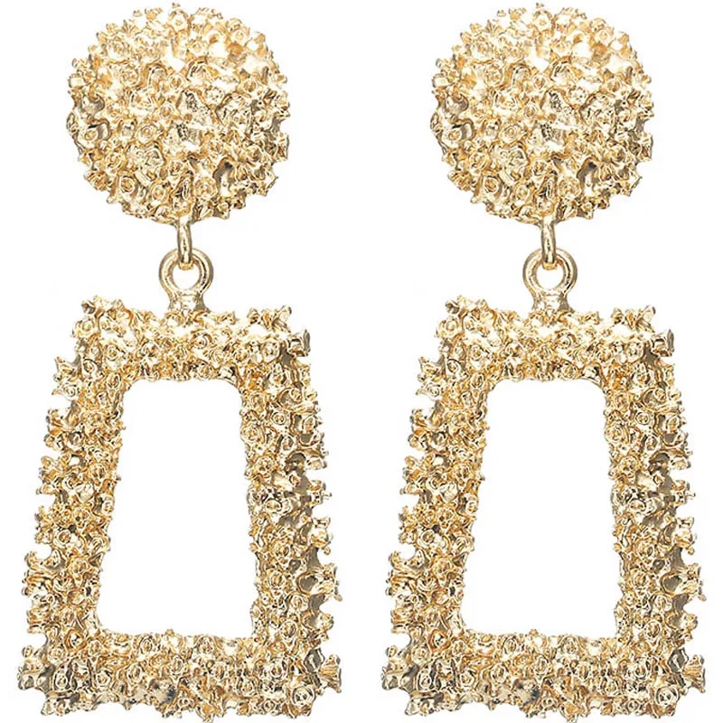 Big Vintage Earrings for Women Gold Silver Geometric Statement Earring Metal Earring Hanging Fashion Jewelry Gift for Girls
Big Vintage Earrings for Women Gold Silver Geometric Statement Earring Metal Earring Hanging Fashion Jewelry Gift for Girls