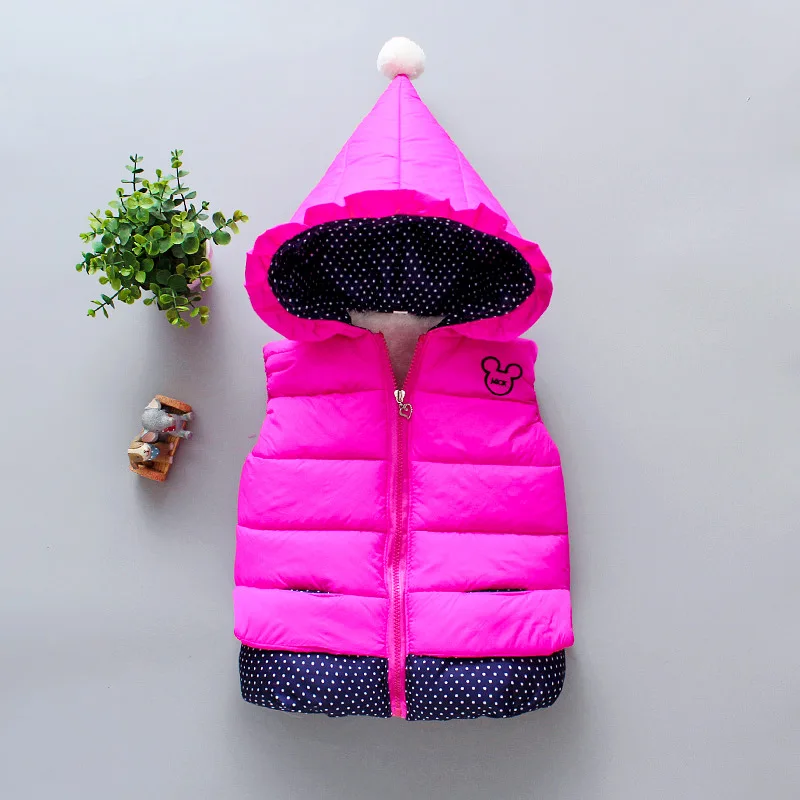 2019 Baby Girls Cartoon Mickey Vest Coats Children Clothing Toddler girl Fashion Warm Tops Vest Kids Clothes Hooded Vest Jackets
2019 Baby Girls Cartoon Mickey Vest Coats Children Clothing Toddler girl Fashion Warm Tops Vest Kids Clothes Hooded Vest Jackets