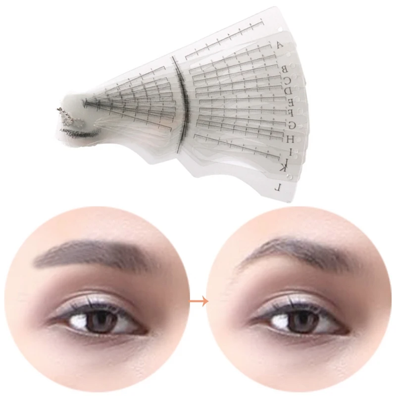 12 PCS Brand New Hot Sale Fashion Eyebrow Grooming Shaping Stencil Beauty Makeup Tools Kit DIY Eyebrow Shaper Makeup Template
12 PCS Brand New Hot Sale Fashion Eyebrow Grooming Shaping Stencil Beauty Makeup Tools Kit DIY Eyebrow Shaper Makeup Template