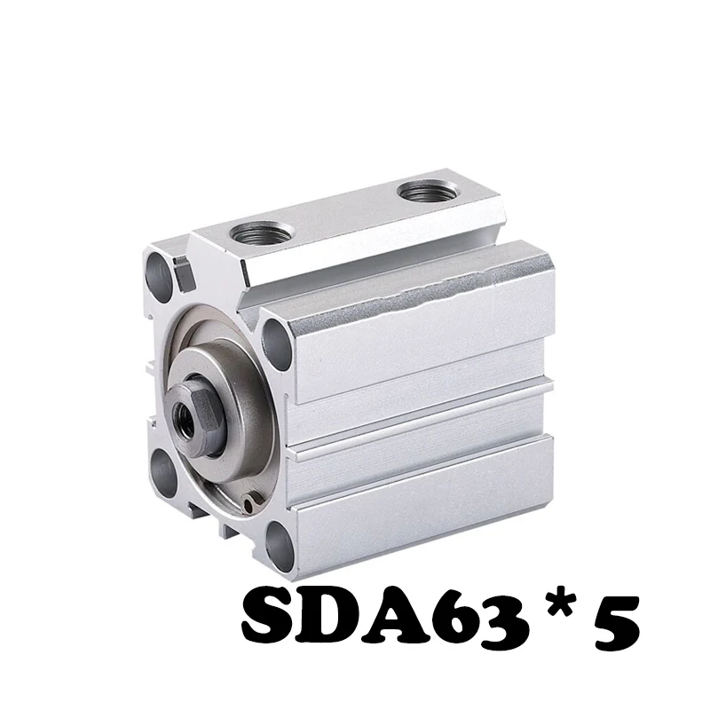 SDA63 *5 standard cylinder thin air cylinder SDA type 5mm stroke aluminum mini cylinder.
SDA63 *5 standard cylinder thin air cylinder SDA type 5mm stroke aluminum mini cylinder.
