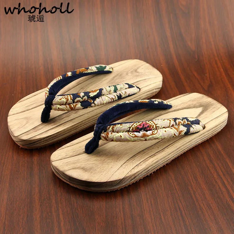 WHOHOLL Original Geta Japanese Clogs Slippers Men Women Wooden Geta Cosplay Kimono Flip-flops Flat Slippers Summer Wooden Shoes
WHOHOLL Original Geta Japanese Clogs Slippers Men Women Wooden Geta Cosplay Kimono Flip-flops Flat Slippers Summer Wooden Shoes
