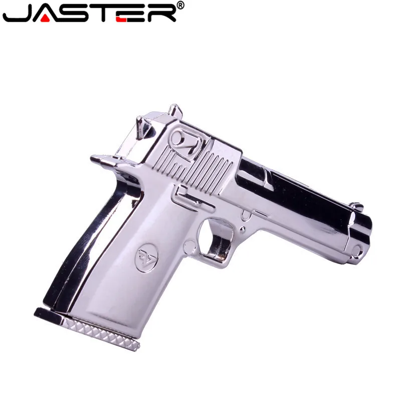 

JASTER Metal copper gun USB flash drive pistol pendrive 4GB 8GB 16GB 32GB 64GB U disk revolver gun memory stick use creativo