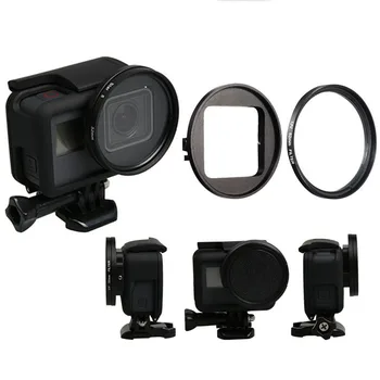 Filter UV + Lens Protector Cap + 52mm Adapter Ring Filtors set Filtro for Go Pro Hero 5 6 7 Black Accessories
Filter UV + Lens Protector Cap + 52mm Adapter Ring Filtors set Filtro for Go Pro Hero 5 6 7 Black Accessories