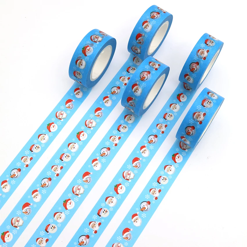 1PCS New Design Christmas Snowman And Santa Claus Adhesive Washi Tape DIY Scrapbooking Masking Tape Cute Sticky Paper Tape
1PCS New Design Christmas Snowman And Santa Claus Adhesive Washi Tape DIY Scrapbooking Masking Tape Cute Sticky Paper Tape