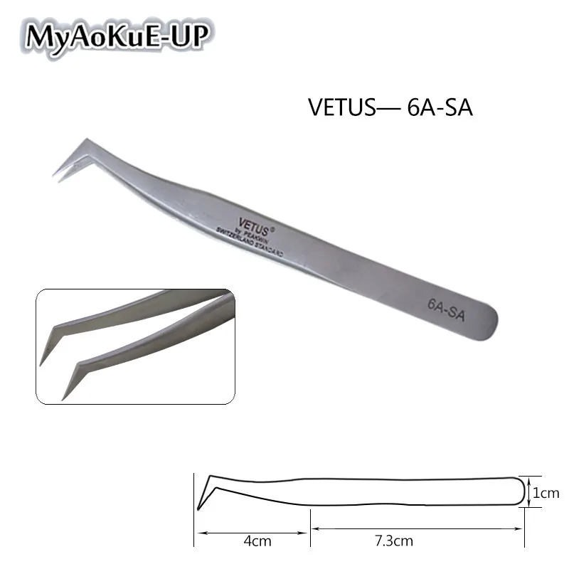 2pcs Original SA Tweezers vetus 6a-sa stainless steel Anti-static superhard High Precision Tweezers for Eyelash Extensions Tools
2pcs Original SA Tweezers vetus 6a-sa stainless steel Anti-static superhard High Precision Tweezers for Eyelash Extensions Tools