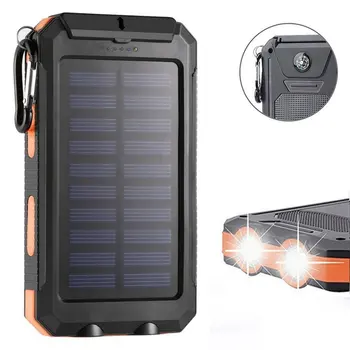 LED Solar Waterproof Light Waterproof Compass Charging Po Solar Mobile Power 10000mAh Solar Rechargeable Mobile Phone
LED Solar Waterproof Light Waterproof Compass Charging Po Solar Mobile Power 10000mAh Solar Rechargeable Mobile Phone