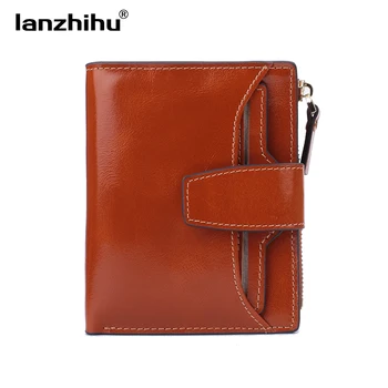Genuine Leather Wallet Women Short Vintage Fashion Top Quality Small Wallet Leather Purse Female Small Zipper Coin Pocket Brand
Genuine Leather Wallet Women Short Vintage Fashion Top Quality Small Wallet Leather Purse Female Small Zipper Coin Pocket Brand