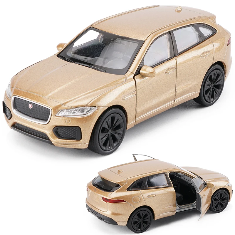

1:36 Scale WELLY Diecast Alloy Metal Luxury SUV Car Model For JAGUAR F-PACE Collection Class Model Pull Back Toys Car