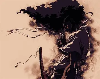 Afro Samurai Oil Painting 40x28in NOT giclee or poster. 
Afro Samurai Oil Painting 40x28in NOT giclee or poster.