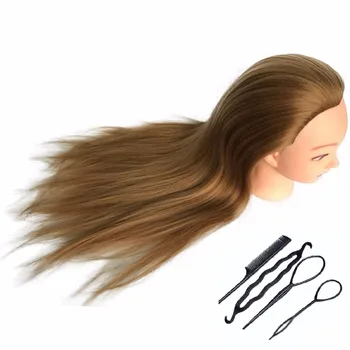 CAMMITEVER Synthetic Hair Hairdressing Equipment Styling Head Doll Mannequin Training Head Tools Braiding Cutting Student 
CAMMITEVER Synthetic Hair Hairdressing Equipment Styling Head Doll Mannequin Training Head Tools Braiding Cutting Student