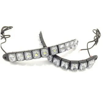 DC 12V 2 x Flexible DRL LED Daytime Running Lights Lamp Car Day Light 10 Led Car Styling Driving Light
DC 12V 2 x Flexible DRL LED Daytime Running Lights Lamp Car Day Light 10 Led Car Styling Driving Light
