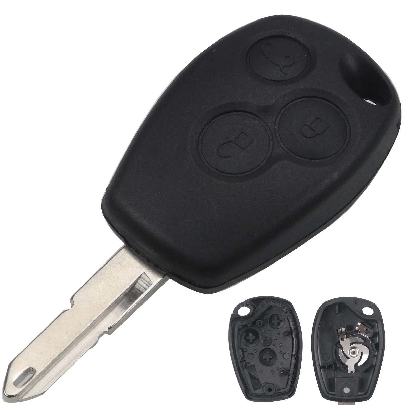 jingyuqin Uncut Flip Folding Car Key Shell Replacement Case 3 Buttons for Renault Duster Logan Fluence Clio Kangoo Sandero
jingyuqin Uncut Flip Folding Car Key Shell Replacement Case 3 Buttons for Renault Duster Logan Fluence Clio Kangoo Sandero