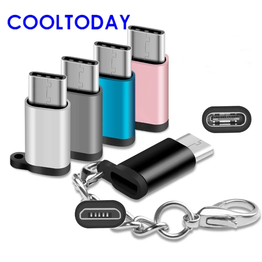 COOLTODAY USB 3.1 Type C Adapter OTG Micro USB Female to Type C Male Converter For Samsung Note 8/S8 LG G5 G6 Nexus 5X Pixel 2XL
COOLTODAY USB 3.1 Type C Adapter OTG Micro USB Female to Type C Male Converter For Samsung Note 8/S8 LG G5 G6 Nexus 5X Pixel 2XL