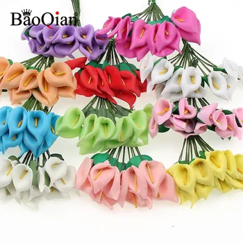 12Pcs Mini Foam Calla Artificial Flower Bouquet Wedding Decoration DIY Wreath Gift Box Craft Handmade Valentine's Fake Flower
12Pcs Mini Foam Calla Artificial Flower Bouquet Wedding Decoration DIY Wreath Gift Box Craft Handmade Valentine's Fake Flower