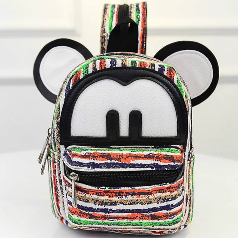 Fashion Tiny Mini Backpacks Female Mickey Ear Graffiti Bagpack Small PU Leather Printing Children school bags for girls
Fashion Tiny Mini Backpacks Female Mickey Ear Graffiti Bagpack Small PU Leather Printing Children school bags for girls