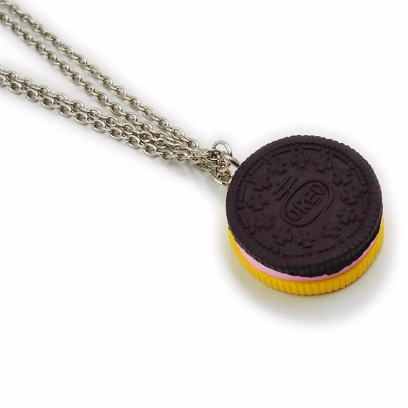 Oreo Biscuit Pendant Necklace Creative Heart To Heart Couple Necklace Jewelry 2pcs/Set
Oreo Biscuit Pendant Necklace Creative Heart To Heart Couple Necklace Jewelry 2pcs/Set