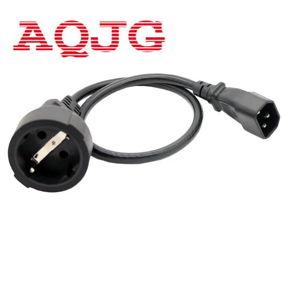 IEC 320 C14 3Pin Male Plug to CEE 7/7 European SCHUKO Socket Female Adapter Cable 50CM EURO UPS/PDU Power Cord 1 pcs Wholesale
IEC 320 C14 3Pin Male Plug to CEE 7/7 European SCHUKO Socket Female Adapter Cable 50CM EURO UPS/PDU Power Cord 1 pcs Wholesale