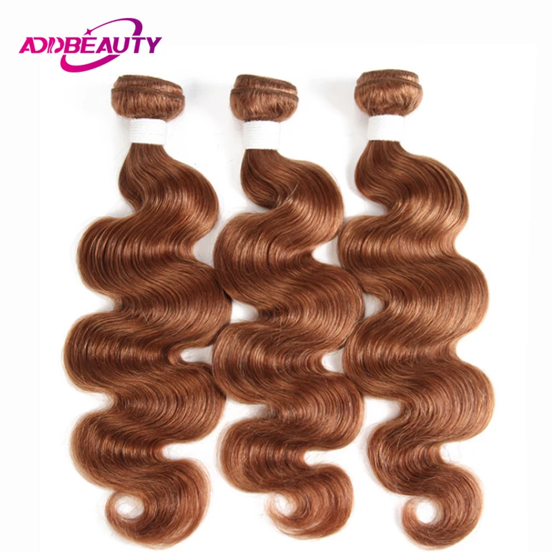 Addbeauty 30 Color Honey Blonde Light Brown Bundles Body Wave Brazilian Human Remy Hair Pre-colored Weave Extension Double Weft
Addbeauty 30 Color Honey Blonde Light Brown Bundles Body Wave Brazilian Human Remy Hair Pre-colored Weave Extension Double Weft