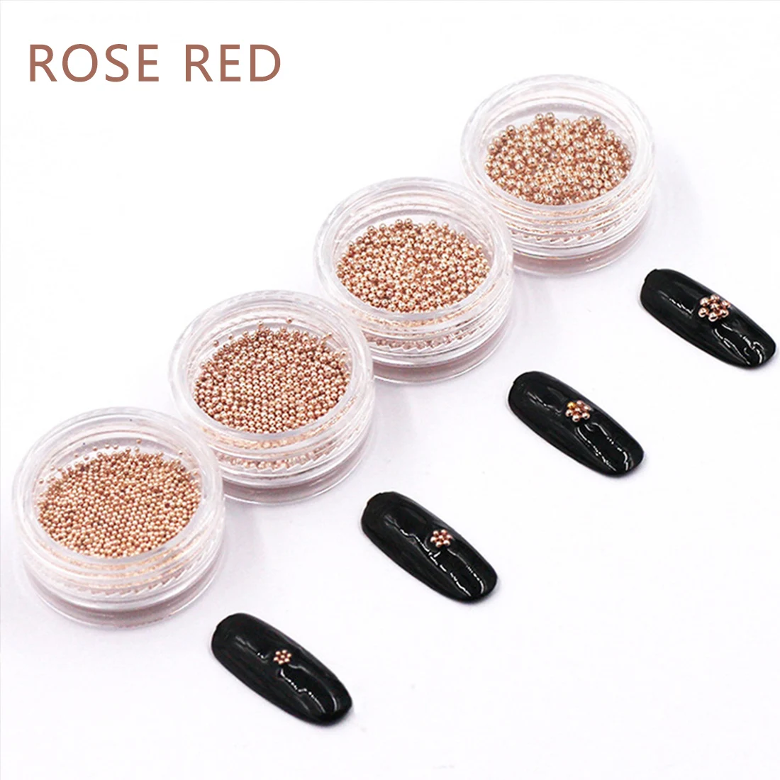 4 Size Nail Glitter 0.8mm-1.5mm Gold Steel Ball Nail Art Rose Gold Caviar Beads 3D Pixie Nail Tips Manicure Glass
4 Size Nail Glitter 0.8mm-1.5mm Gold Steel Ball Nail Art Rose Gold Caviar Beads 3D Pixie Nail Tips Manicure Glass