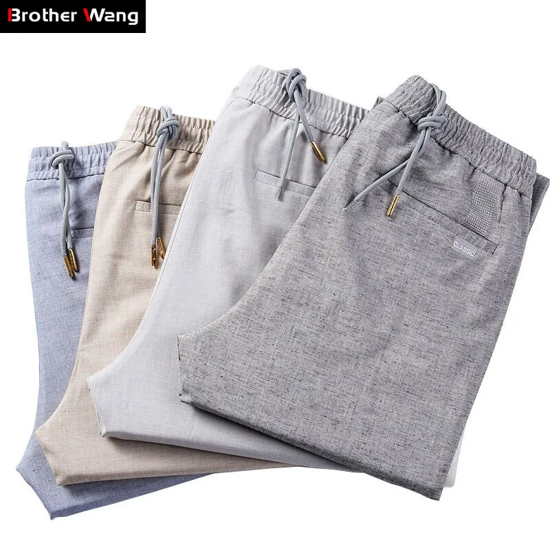 4 Color High Quality Men Linen Casual Pants 2019 Spring Summer New Fashion Thin Slim Fit Trousers Male Brand Clothes
4 Color High Quality Men Linen Casual Pants 2019 Spring Summer New Fashion Thin Slim Fit Trousers Male Brand Clothes
