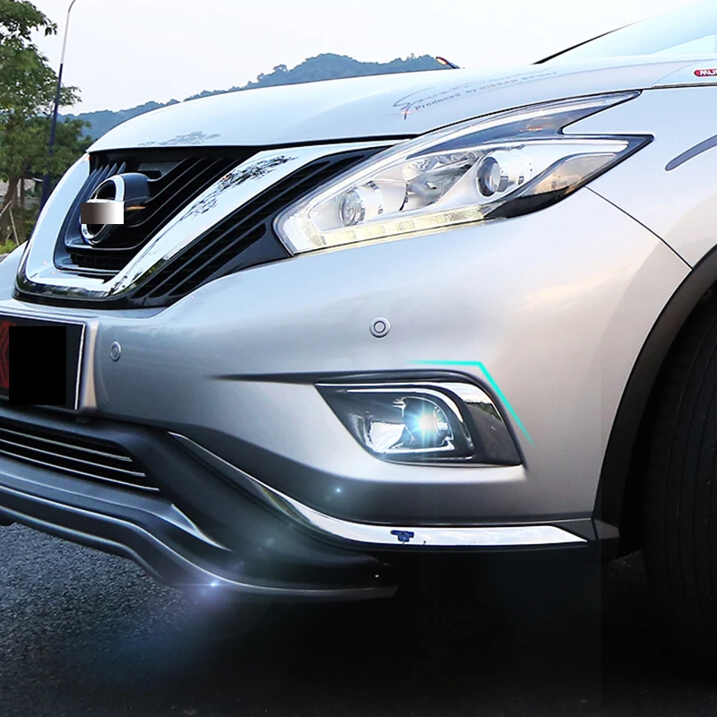 For Nissan Murano 2015 2016 2017 2018 accessories car styling ABS Plastic Car front fog lamp Light cover trim
For Nissan Murano 2015 2016 2017 2018 accessories car styling ABS Plastic Car front fog lamp Light cover trim