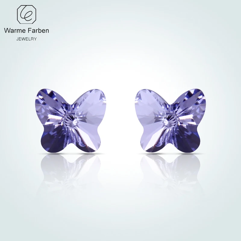 Warme Farben Crystal from Swarovski Women Earrings Butterfly Crystal Stud Earrings Simple 925 Sterling Sliver Earrings for Girl
Warme Farben Crystal from Swarovski Women Earrings Butterfly Crystal Stud Earrings Simple 925 Sterling Sliver Earrings for Girl