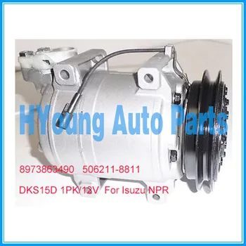 DKS15D 1PK 135MM 12V 8973863490 897386491 air auto ac compressor for Isuzu NPR 2005-2010
DKS15D 1PK 135MM 12V 8973863490 897386491 air auto ac compressor for Isuzu NPR 2005-2010