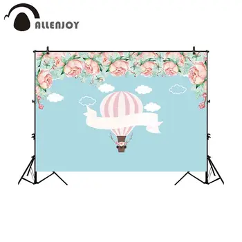 Allenjoy photography backdrops pink flowers leaf blue blackground custom ribbon hot air balloon new arrival photo background
Allenjoy photography backdrops pink flowers leaf blue blackground custom ribbon hot air balloon new arrival photo background