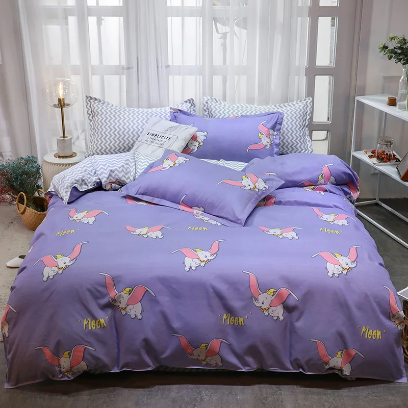 Purple Bedding Sets dumbo Bedclothes twin full queen king cartoon Quilt Cover bed Flat Sheet Pillow Cases girls duvet cover sets
Purple Bedding Sets dumbo Bedclothes twin full queen king cartoon Quilt Cover bed Flat Sheet Pillow Cases girls duvet cover sets