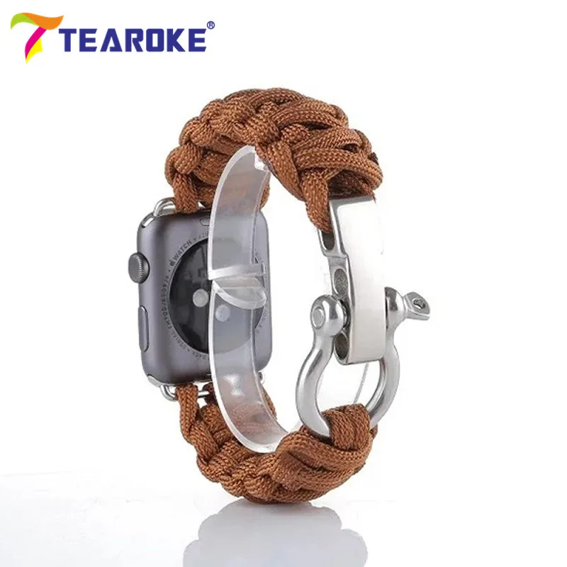 Outdoors-Sports-Men-s-Watch-Band-Wrist-Strap-for-Apple-Watch-iwatch-38-42mm-Survival-Rope (6)