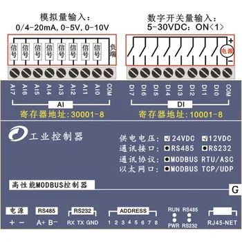 8AI 8DI Ethernet main station automatically sends the module to collect all substation sensor transmitters of the project
8AI 8DI Ethernet main station automatically sends the module to collect all substation sensor transmitters of the project