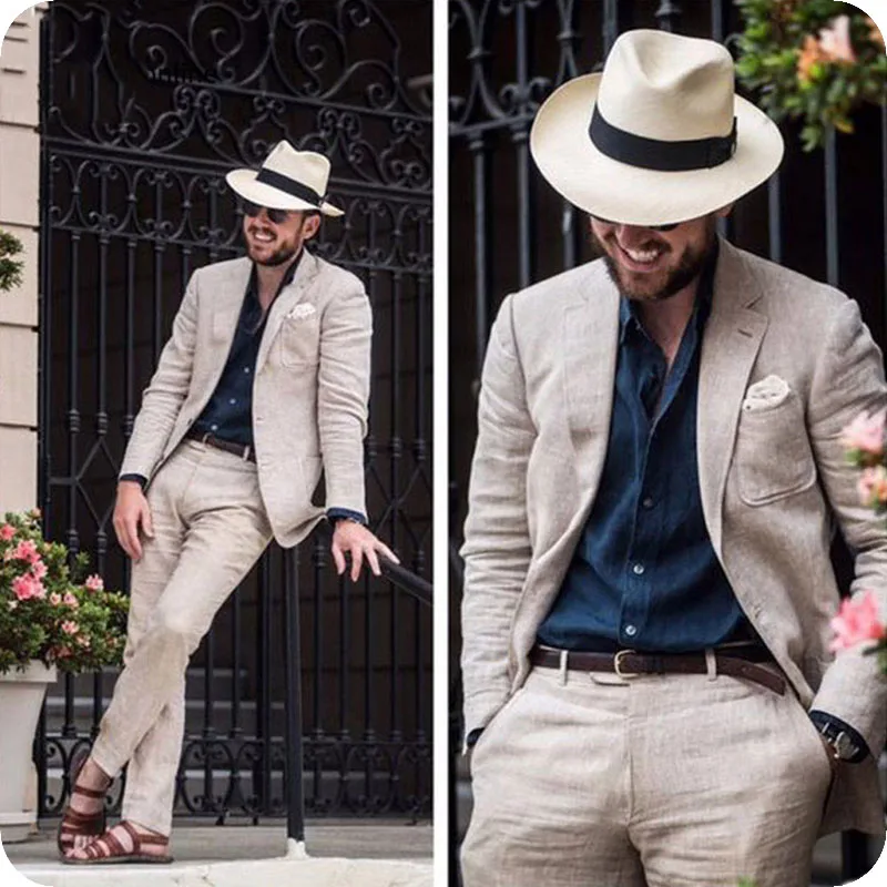 Beige Gray Men Suits Wedding Suits Bridegroom Custom Tailored Made Tuxedo Slim Fit Casual Best Man Blazer 2piece Terno Masculino
Beige Gray Men Suits Wedding Suits Bridegroom Custom Tailored Made Tuxedo Slim Fit Casual Best Man Blazer 2piece Terno Masculino