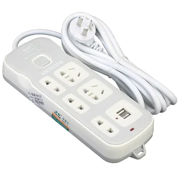 Smart Power Strip 10A 250V 5AC Outlet Socket AU Power Plug 2USB Charger Power Socket 3Meter Line wiring board
Smart Power Strip 10A 250V 5AC Outlet Socket AU Power Plug 2USB Charger Power Socket 3Meter Line wiring board
