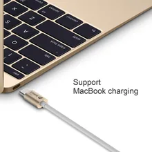 Original WSKEN Super Speed USB3.0 To Type-C Charge And Sync Cable For LG G5, LG Nexus 5X, HTC One M10, Nokia N1 Tablet, Macbook