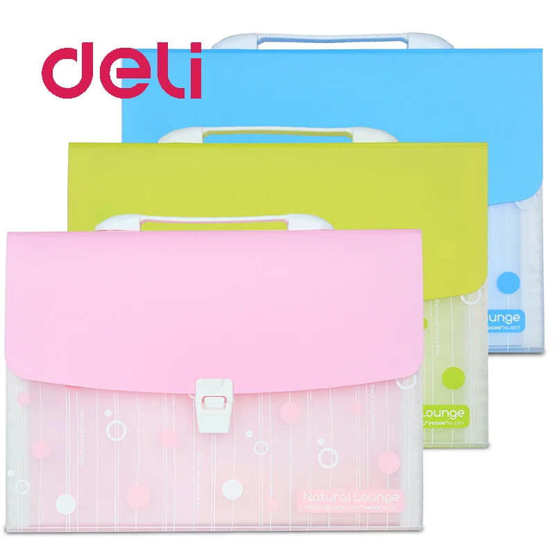 Deli 1PCS file bag Hand-held Organ Package 7 grid Student Multi-storey Small Fresh Test Paper Bag Office Information Folder 5877
Deli 1PCS file bag Hand-held Organ Package 7 grid Student Multi-storey Small Fresh Test Paper Bag Office Information Folder 5877