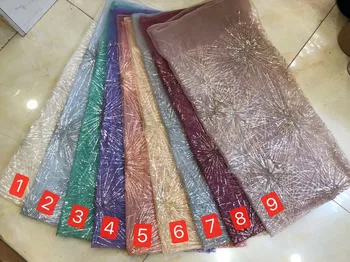 2019 French net lace fabric with sequins beads African tulle mesh lace fabric high quality african lace fabric
2019 French net lace fabric with sequins beads African tulle mesh lace fabric high quality african lace fabric